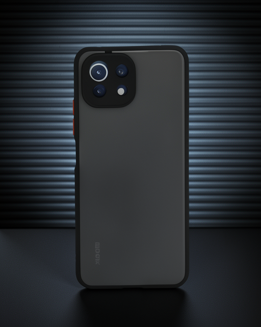 Xiaomi Mi 11 Lite Kılıf Montreal Silikon Kapak - Siyah