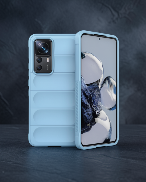 Xiaomi Mi 12t Pro Kılıf Optimum Silikon - Sky Blue