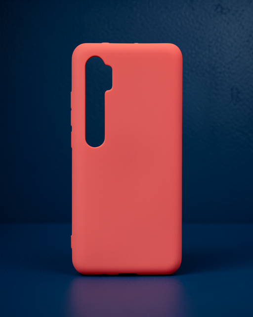 Xiaomi Mi Note 10 Lite Kılıf Nano İçi Kadife Silikon - Kiremit