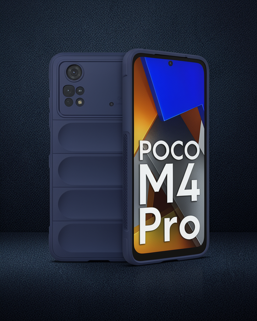 Xiaomi Poco M4 Pro 4g Kılıf Optimum Silikon - Lacivert