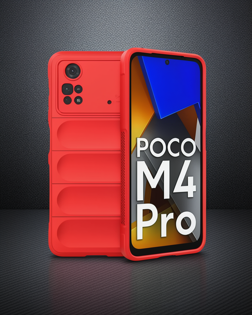 Xiaomi Poco M4 Pro 4g Kılıf Optimum Silikon - Kırmızı
