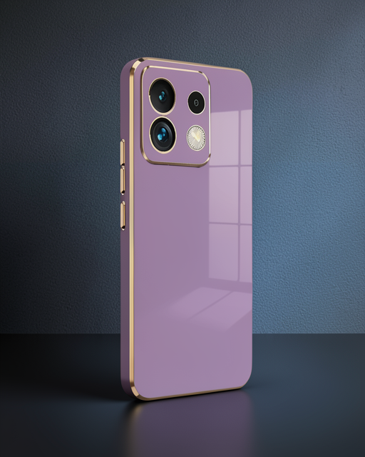 Xiaomi Poco M6 Pro 4g Kılıf Volet Silikon - Mor