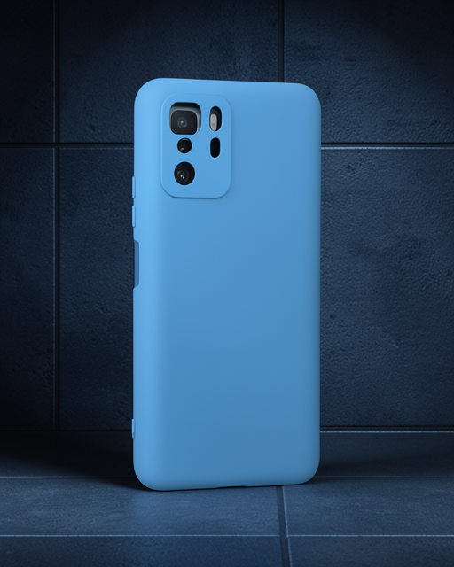 Xiaomi Poco X3 Gt Kılıf Nano İçi Kadife Silikon - Mavi