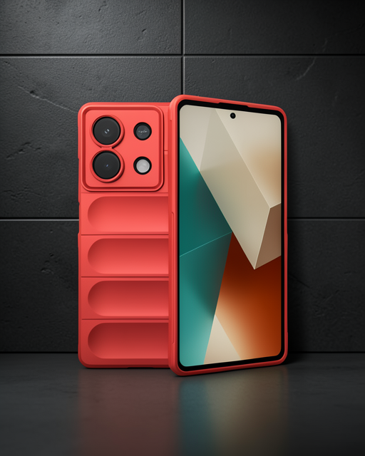 Xiaomi Poco X6 Kılıf Optimum Silikon - Kırmızı