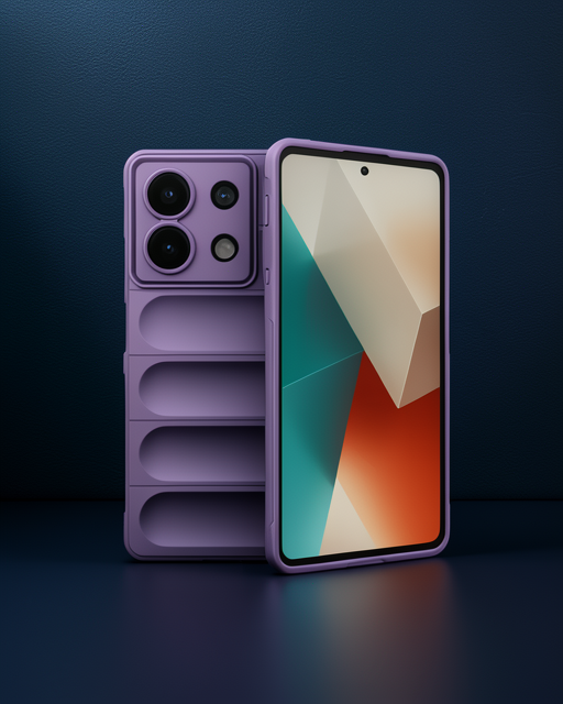 Xiaomi Poco X6 Kılıf Optimum Silikon - Mor