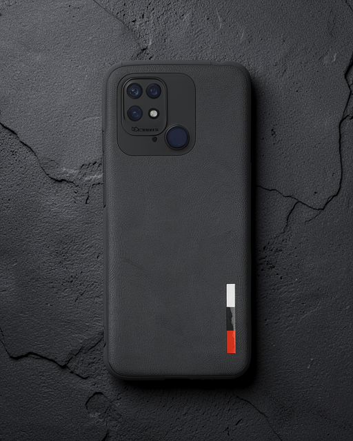 Xiaomi Redmi 10c Kılıf Loop Deri Silikon - Siyah
