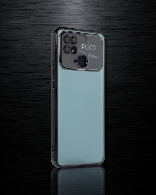 Xiaomi Redmi 10c Kılıf Razer Lensli Silikon - Siyah