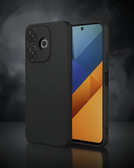 Xiaomi Redmi 13 4g Kılıf Nano İçi Kadife Silikon - Siyah