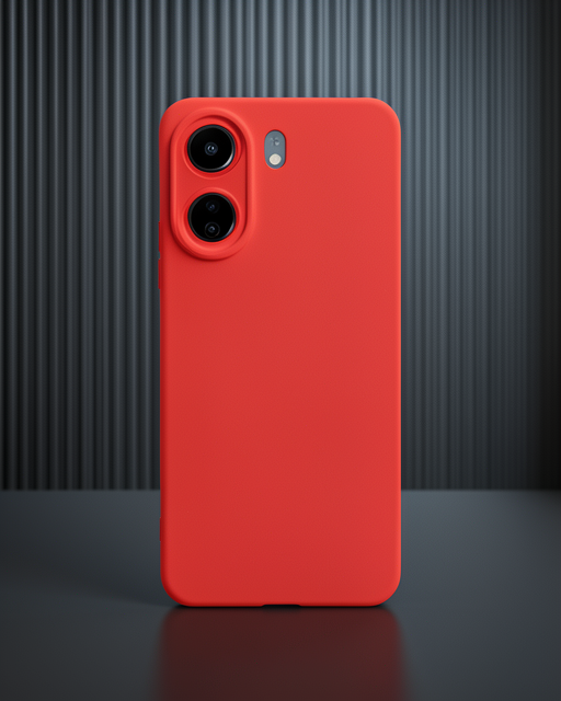 Xiaomi Redmi 13c Kılıf Nano İçi Kadife Silikon - Kırmızı
