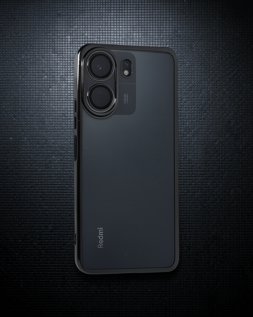 Xiaomi Redmi 13c Kılıf Razer Lensli Silikon - Siyah