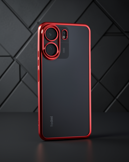 Xiaomi Redmi 13c Kılıf Razer Lensli Silikon - Gümüş