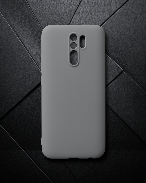 Xiaomi Redmi 9 Kılıf Nano İçi Kadife Silikon - Gri