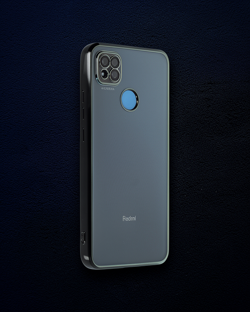 Xiaomi Redmi 9c Kılıf Razer Lensli Silikon - Yeşil