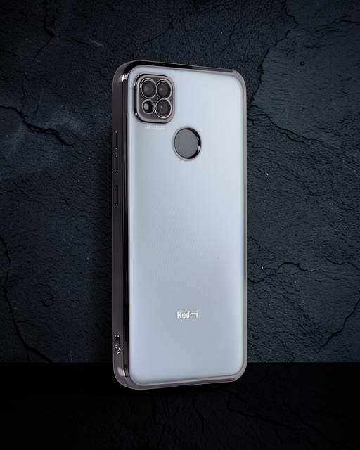 Xiaomi Redmi 9c Kılıf Razer Lensli Silikon - Siyah