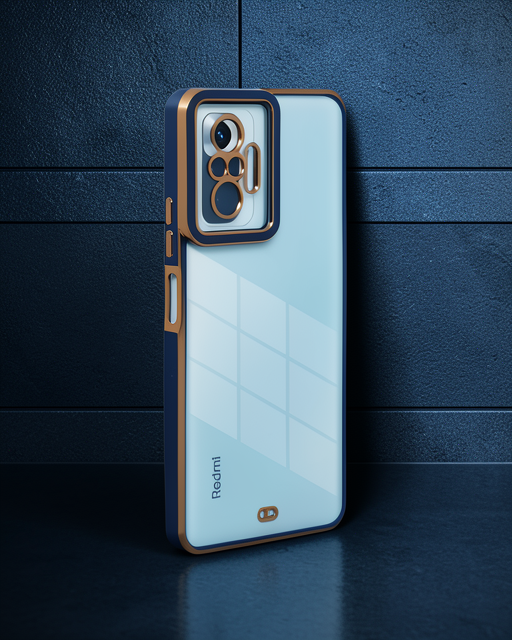 Xiaomi Redmi Note 10 Pro Kılıf Liva Lens Silikon - Mavi