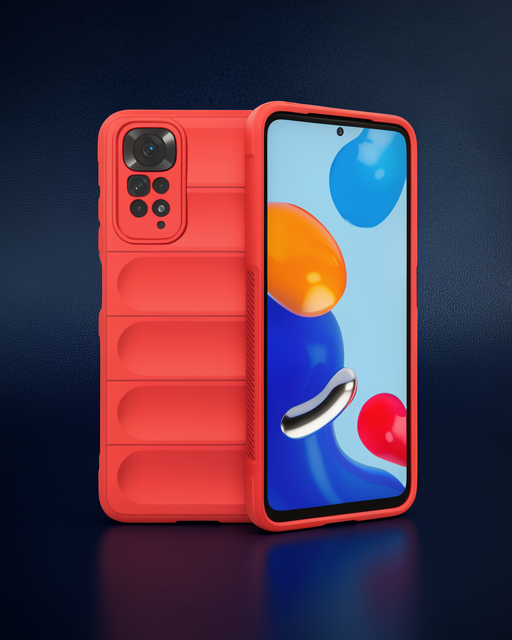 Xiaomi Redmi Note 11 Kılıf Optimum Silikon - Kırmızı