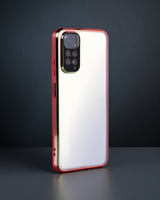 Xiaomi Redmi Note 11 Kılıf Razer Lensli Silikon - Yeşil