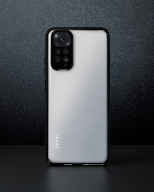 Xiaomi Redmi Note 11 Kılıf Razer Lensli Silikon - Siyah