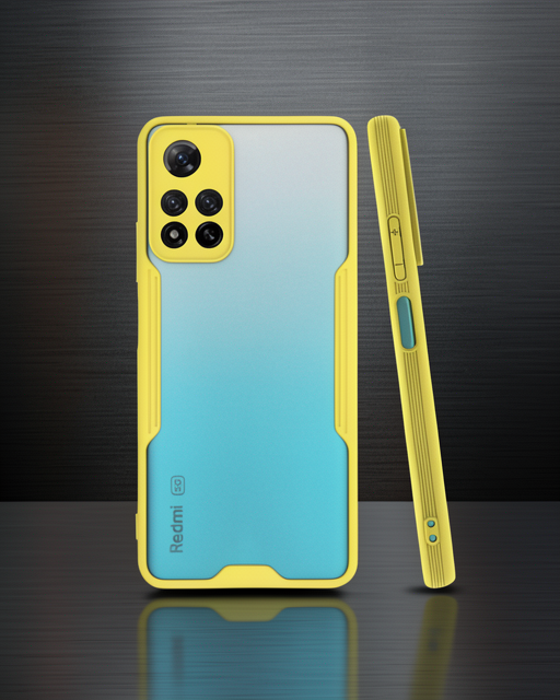 Xiaomi Redmi Note 11 Pro Plus 5g Kılıf Platin Silikon - Sarı