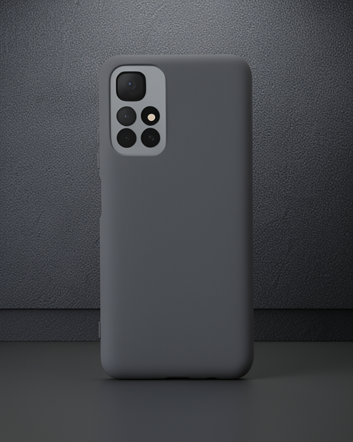 Xiaomi Redmi Note 11t Kılıf Nano İçi Kadife Silikon - Gri