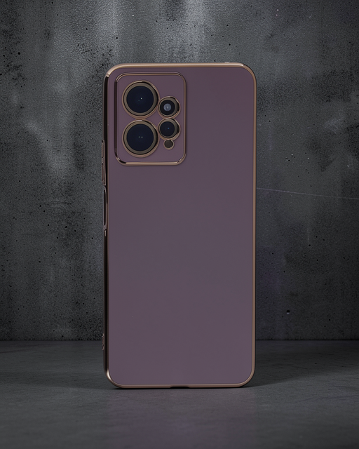 Xiaomi Redmi Note 12 4g Kılıf Volet Silikon - Mor
