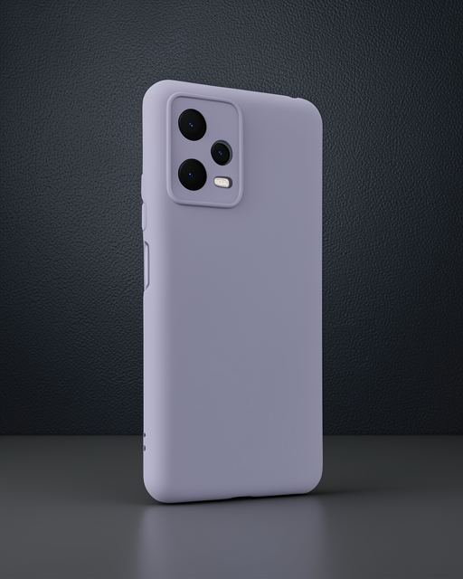 Xiaomi Redmi Note 12 5g Kılıf Nano İçi Kadife Silikon - Lila