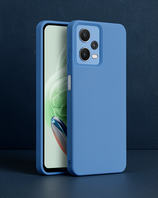 Xiaomi Redmi Note 12 Pro 5g Kılıf Nano İçi Kadife Silikon - Mavi