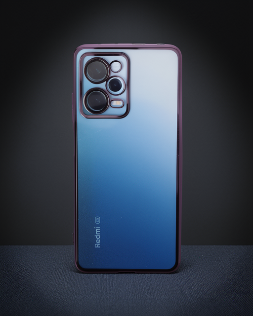Xiaomi Redmi Note 12 Pro 5g Kılıf Razer Lensli Silikon - Mor