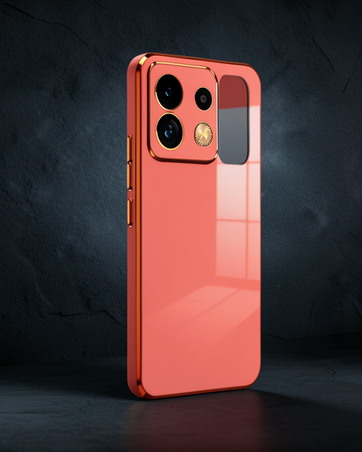 Xiaomi Redmi Note 13 4g Kılıf Volet Silikon - Kırmızı