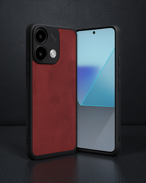 Xiaomi Redmi Note 13 Pro 4g Kılıf Aras Deri Kapak - Kırmızı