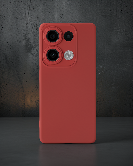 Xiaomi Redmi Note 13 Pro 4g Kılıf Nano İçi Kadife Silikon - Pudra