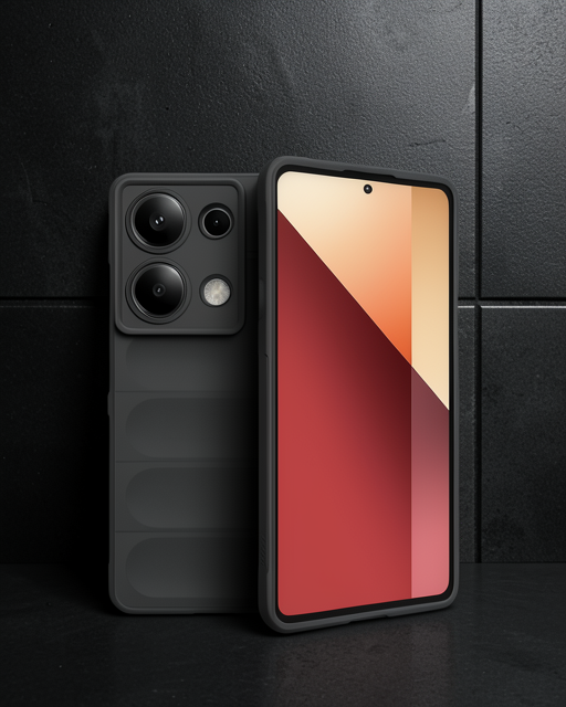 Xiaomi Redmi Note 13 Pro 4g Kılıf Optimum Silikon - Siyah