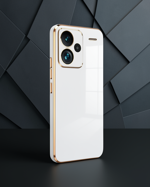 Xiaomi Redmi Note 13 Pro Plus Kılıf Volet Silikon - Beyaz