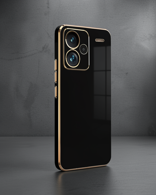 Xiaomi Redmi Note 13 Pro Plus Kılıf Volet Silikon - Siyah