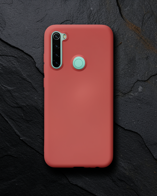 Xiaomi Redmi Note 8 Kılıf Nano İçi Kadife Silikon - Pudra