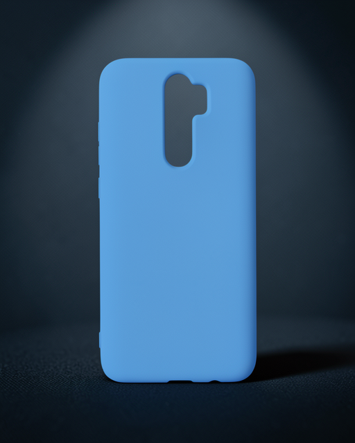 Xiaomi Redmi Note 8 Pro Kılıf Nano İçi Kadife Silikon - Mavi