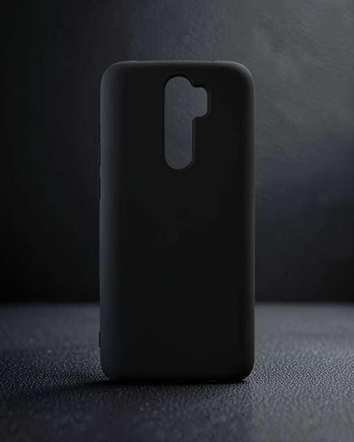 Xiaomi Redmi Note 8 Pro Kılıf Nano İçi Kadife Silikon - Siyah