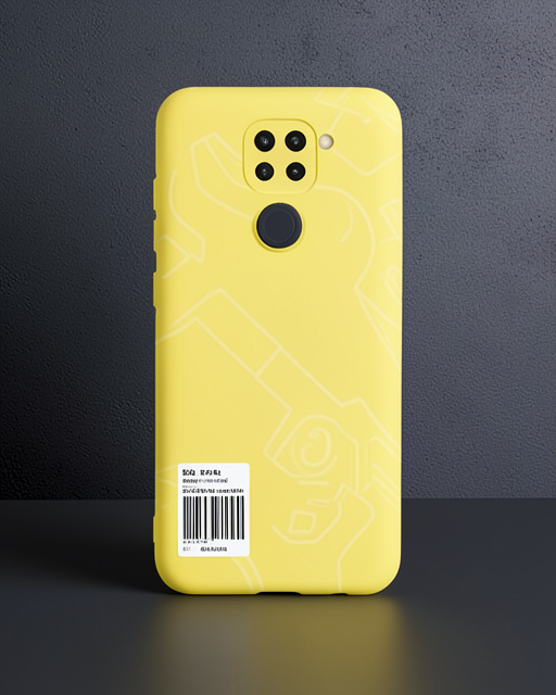Xiaomi Redmi Note 9 Kılıf Nano İçi Kadife Silikon - Sarı