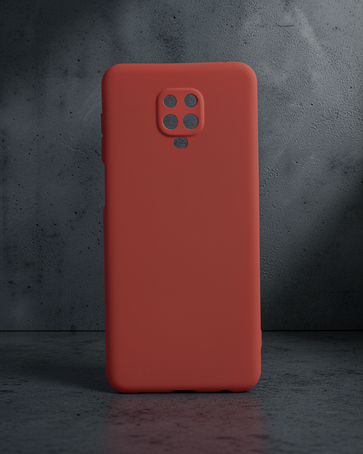 Xiaomi Redmi Note 9 Pro Kılıf Nano İçi Kadife Silikon - Turuncu