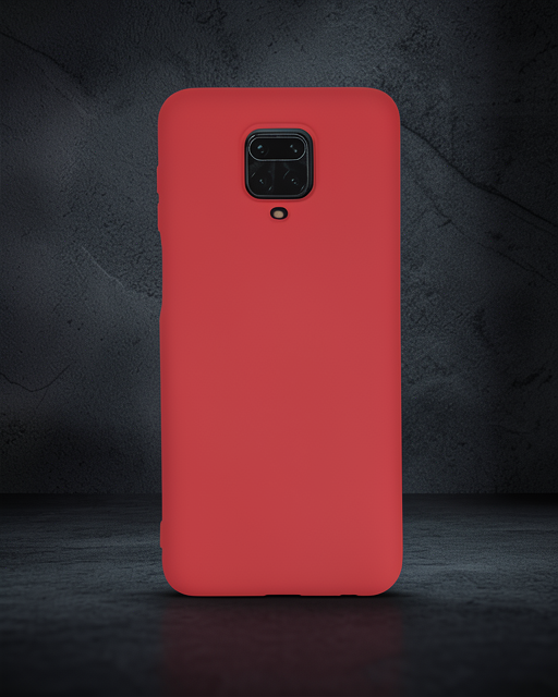 Xiaomi Redmi Note 9 Pro Kılıf Nano İçi Kadife Silikon - Pudra