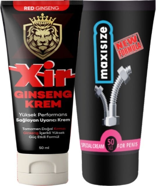 Xir Delaycream 50 ml + Maxi Size Cream 50 ml Erkeğe Özel Set