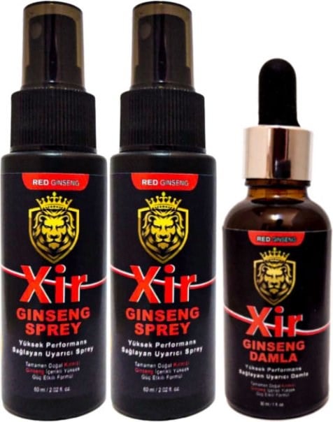 Xir Delayspray 2 Adet Erkeğe Geciktiricisprey 60ML + Xir Soğuk Çiftlere Özel 50 ml Içecek