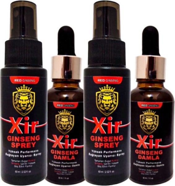 Xir Delayspray 2 Adet Erkeğe Geciktiricisprey 60ML + 2 Adet Xir Soğuk Çiftlere Özel 50 ml Içecek