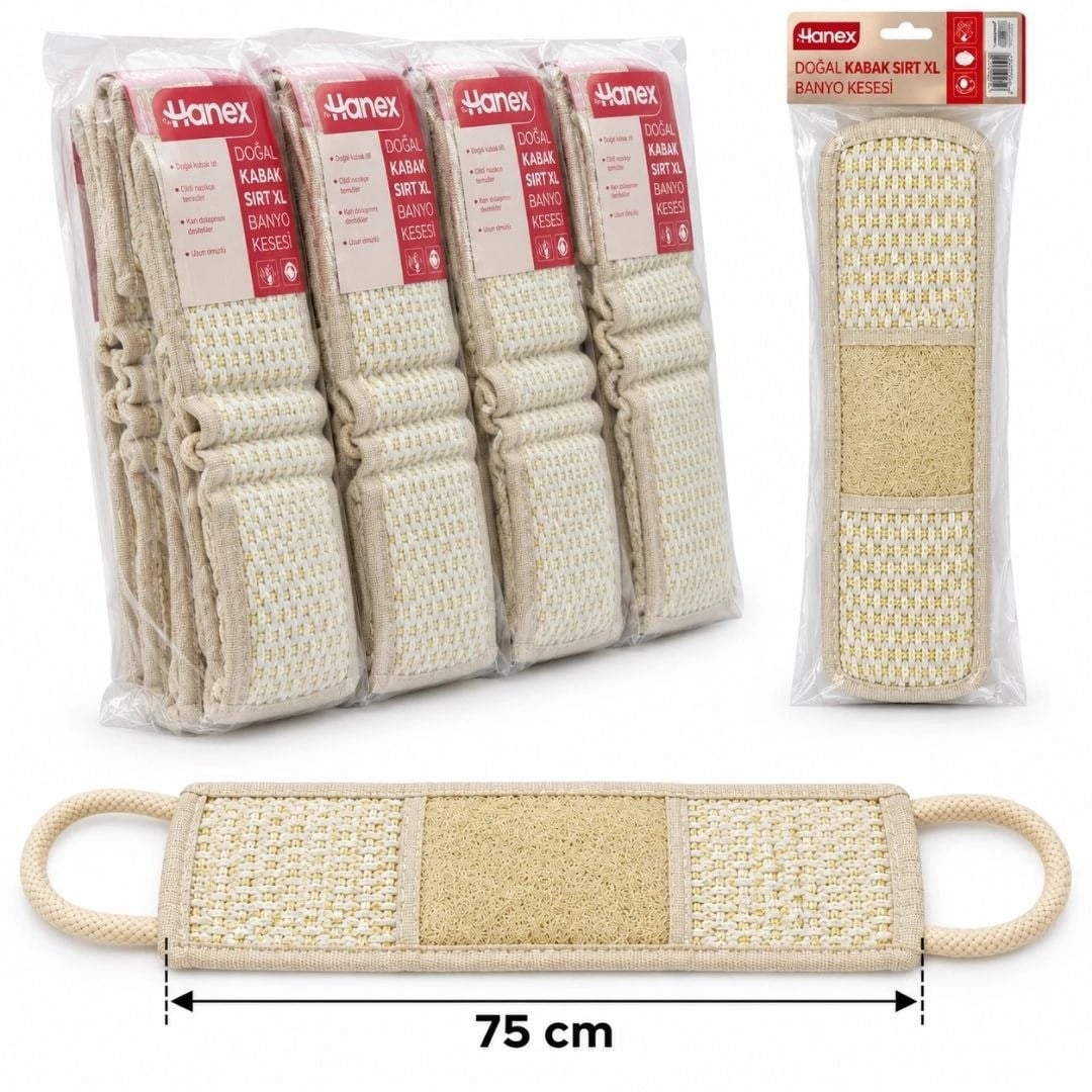 XL Kabak Sırt Banyo Kesesi ( 1 Adet)