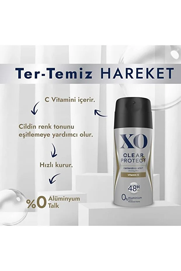 Xo Deodorant Sprey & Clear Protect 2023