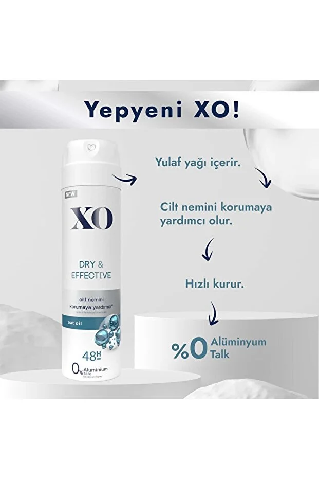 Xo Deodorant Sprey & Dry & Effective Kadin 150ML