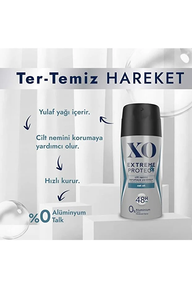 Xo Deodorant Sprey & Extreme & Perfect Erkek 150ML