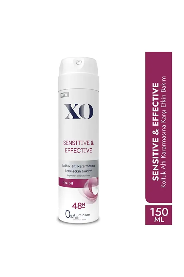 Xo Deodorant Sprey & Sensitive & Effective Kadin 150ML