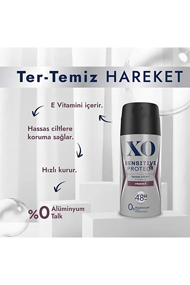 Xo Deodorant Sprey & Sensitive & Perfect Erkek 150ML