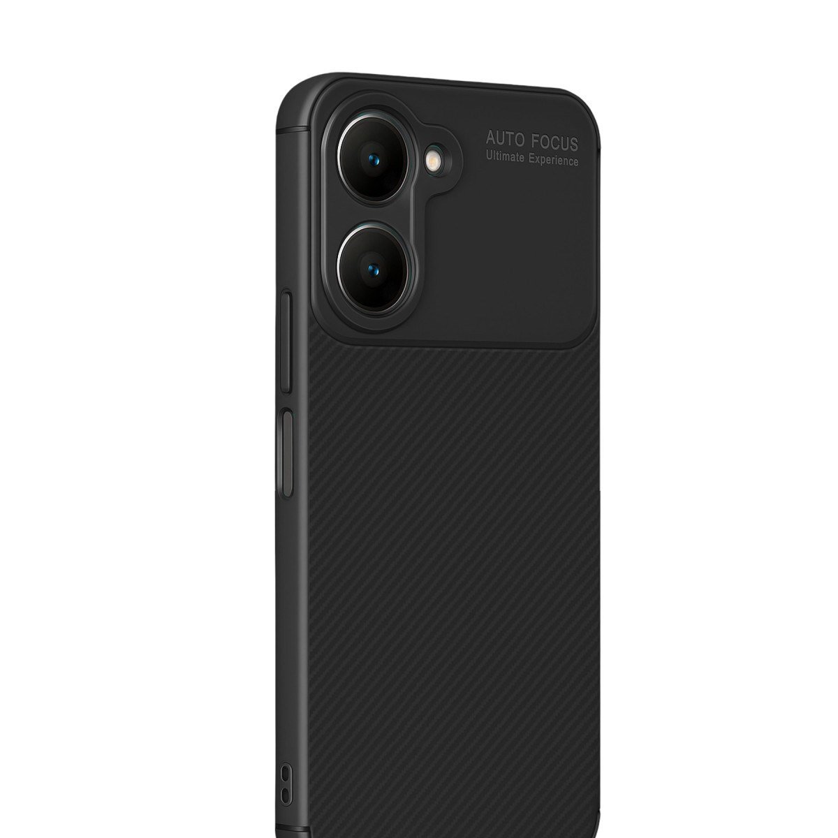 Y18 Kılıf Auto Focus Karbon Kapak - Siyah